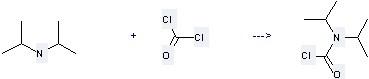 The (Dipropan-2-ylamino)formyl chloride can be obtained by Diisopropylamine and Carbonyl dichloride.